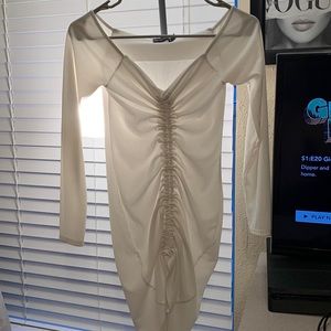 White off shoulder dress